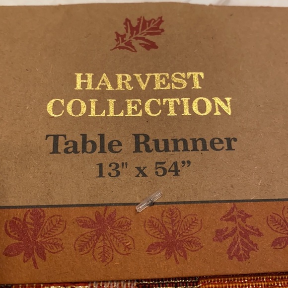 HARVEST Collection NWT Table Runner Place Matts Home Decor Set Fall Holiday NEW - Picture 3 of 13